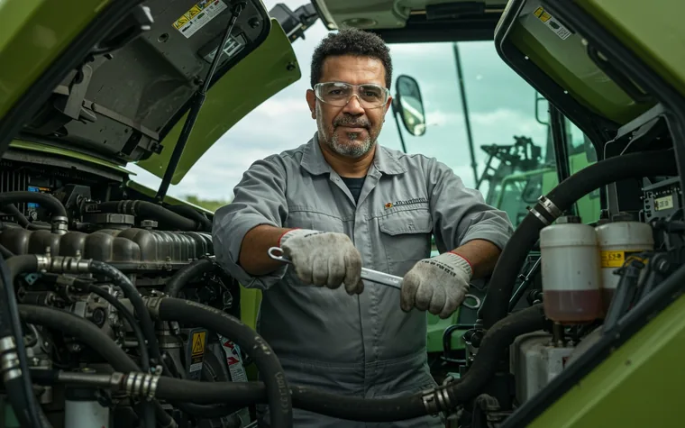 Mecânico em maquinário agrícola